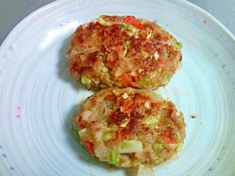 野菜たっぷりハンバーグ